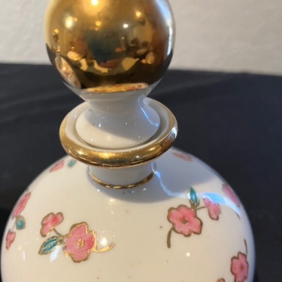 Vanity Set‎ Floral Ceramic Three Piece by Irice Hand Painted - Picture 8 of 10